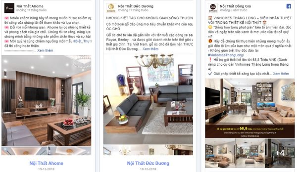 mẫu quảng cáo nội thất