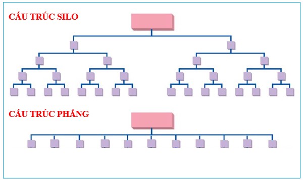 cau-truc-phang-vs-cau-truc-silo