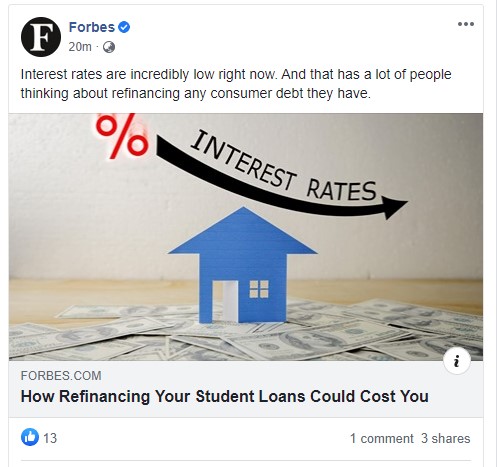 đăng bài trên mạng xã hội facebook